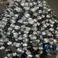 KXT型丝扣橡胶接头 活接橡胶软接头 4分丝扣软连接风机盘管软接头