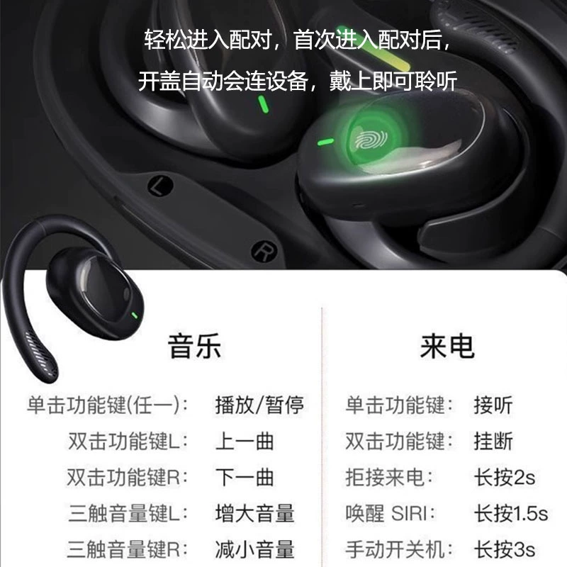 Кросс -бордер JM11 Bluetooth наушники Беспроводные наушники не вставляются в ухо вращающееся ухо - ухо показывающий шумоподавление наушники оптовая продажа