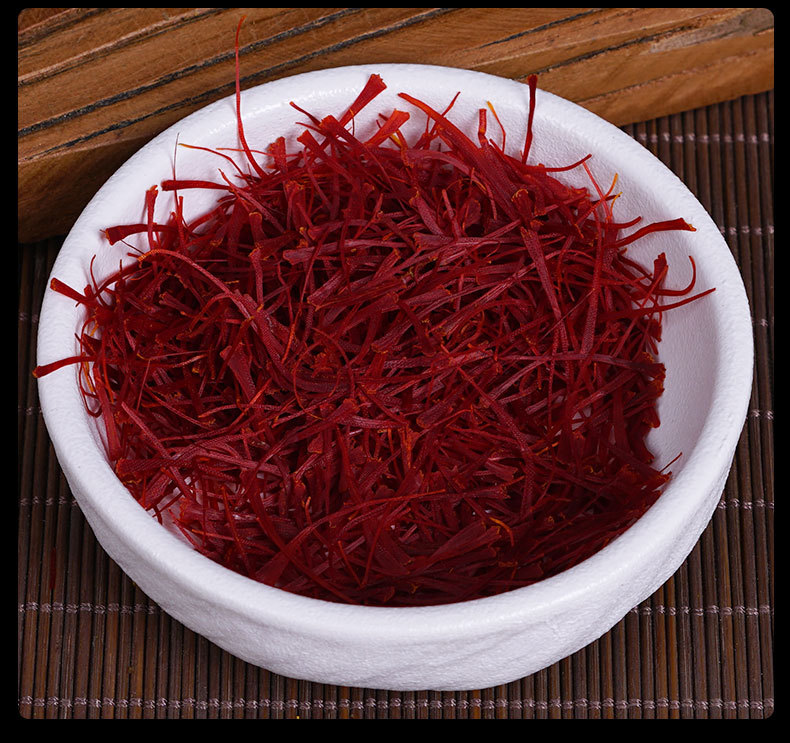 Saffron Threads (Crocus sativus) — Premium Dried Xi Hong Hua for Tea & Wellness preparation