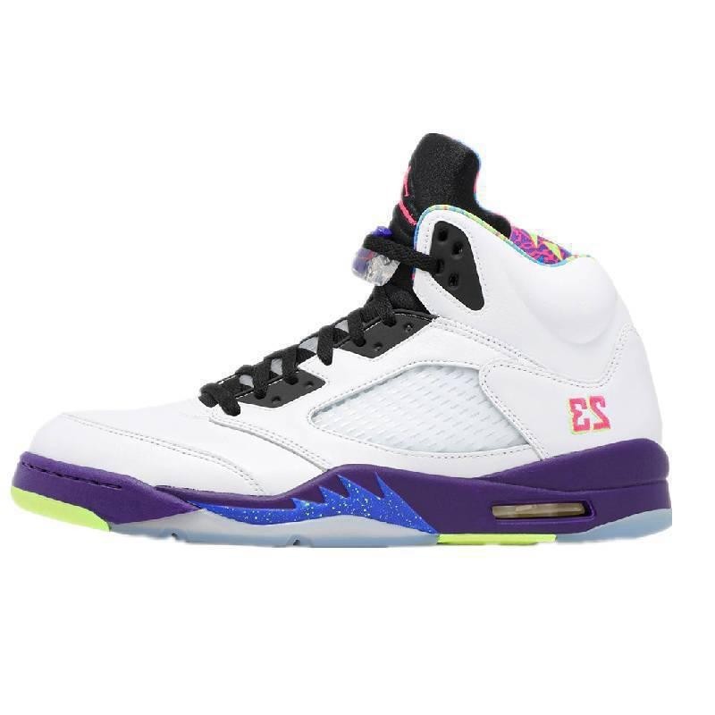 Putian Shoes Pure Original Aj5 High-Top Basketball Shoes Retro Versatile Men's and Women's Trendy Shoes Joe 5 Rukawa Maple Georgetown Sports Shoes