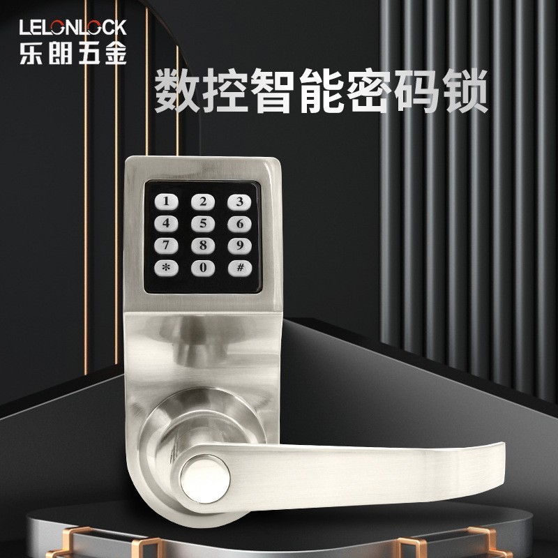 Llave digital contraseña cerradura inteligente cerradura de huellas dactilares Hotel B & B apartamento contraseña cerradura Interior Oficina cerradura de puerta inteligente