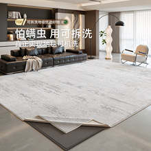 意式可拆洗地毯客厅2026新款双层沙发茶几毯可机洗水洗卧室床边毯