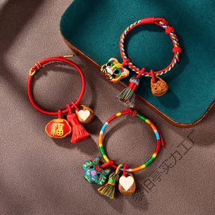 Dragon Boat Festival Dragon Sachet Bracelet Baby Baby Children's Mugwort Sachet Colorful Rope Bell