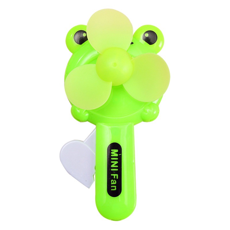 Cartoon hand pressure fan toy cute mini student portable handheld manual bear Net Red children's small fan