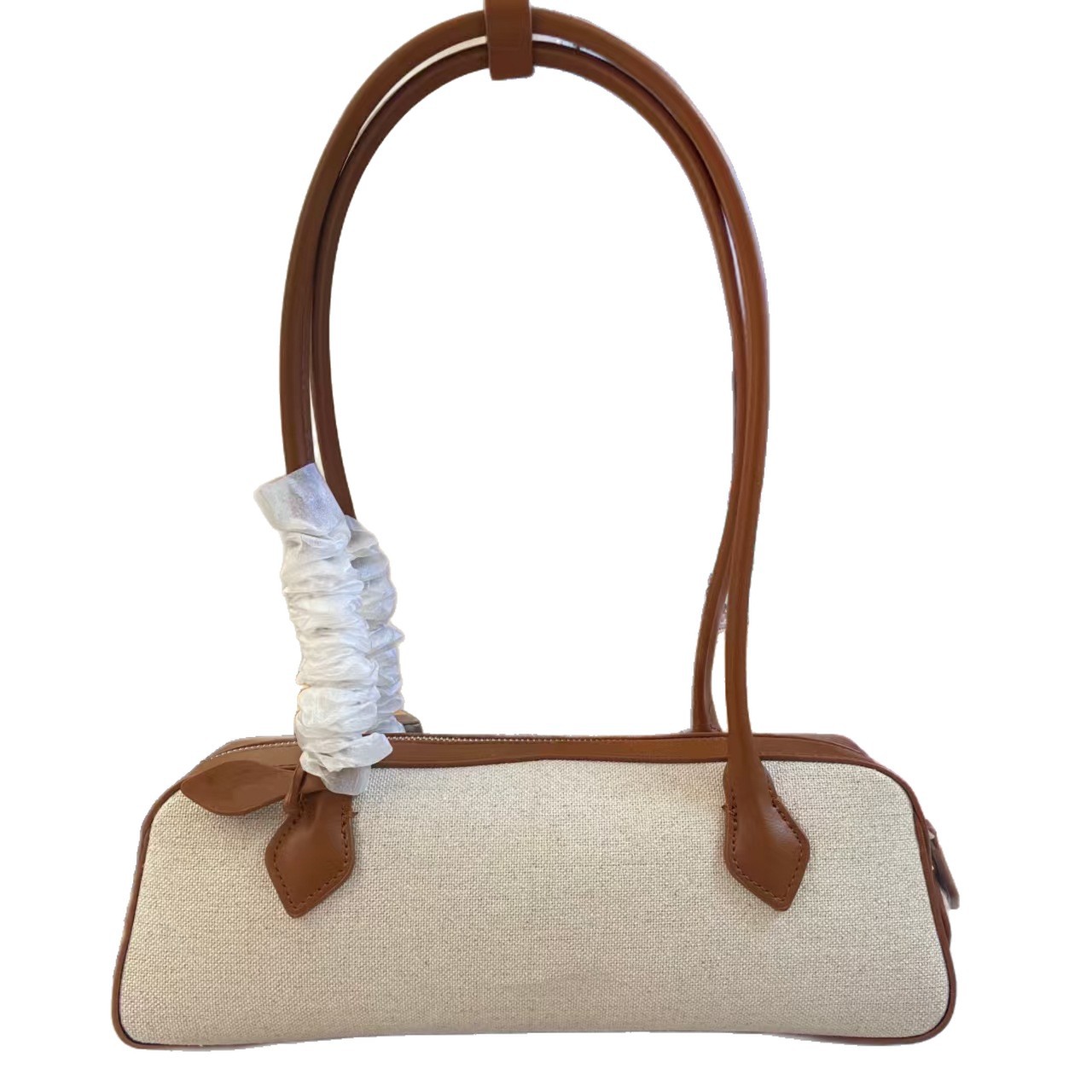 Fabric And Leather French Niche Dachshund Bag, Retro Baguette Underarm Bag, Women's Handbag, Versatile Commuter Shoulder Bag - Thumbnail 5