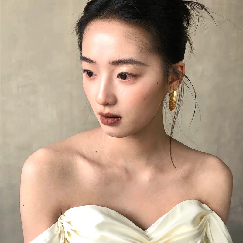 欧美夸张气质金色耳环高级感复古轻奢耳坠精致小众复古耳圈耳饰品|undefined