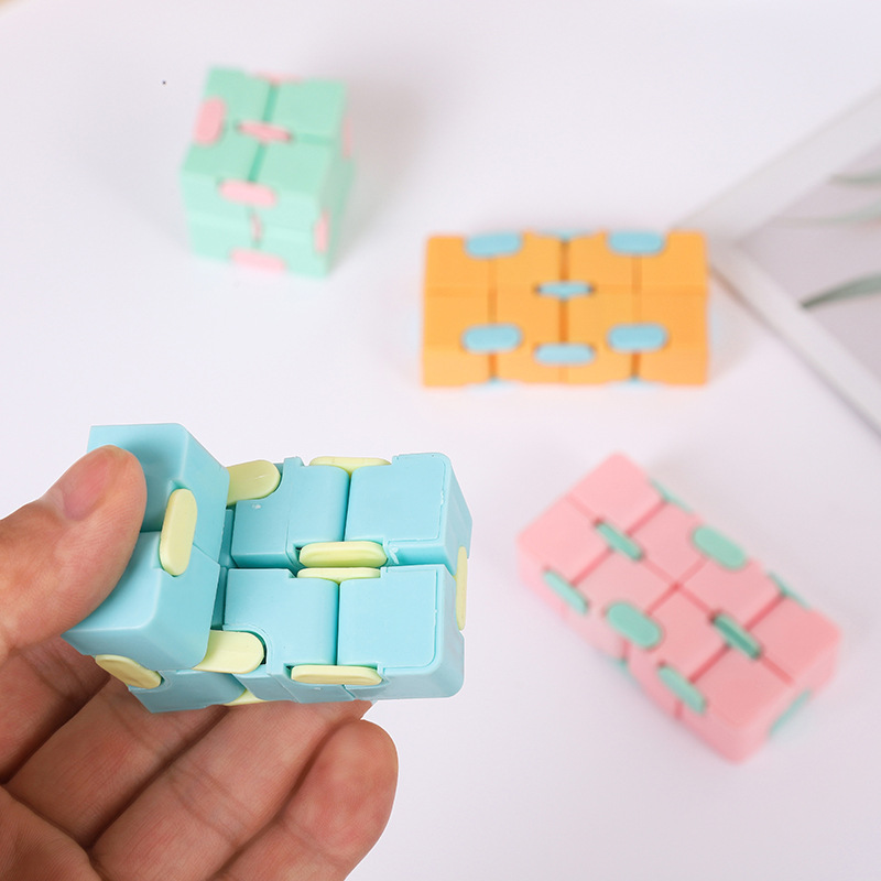 Cubo de Rubik de segundo orden creativo ilimitado cubo de Rubik color caramelo niño adulto dedo descompresión juguete regalo