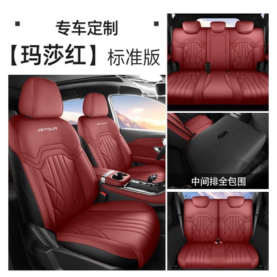 Modelə uyğun (Original) oturacaq örtükləri, Four Seasons 2025 Special Seat - martha-red-seven-seater-standard-edition-note-the-model-year