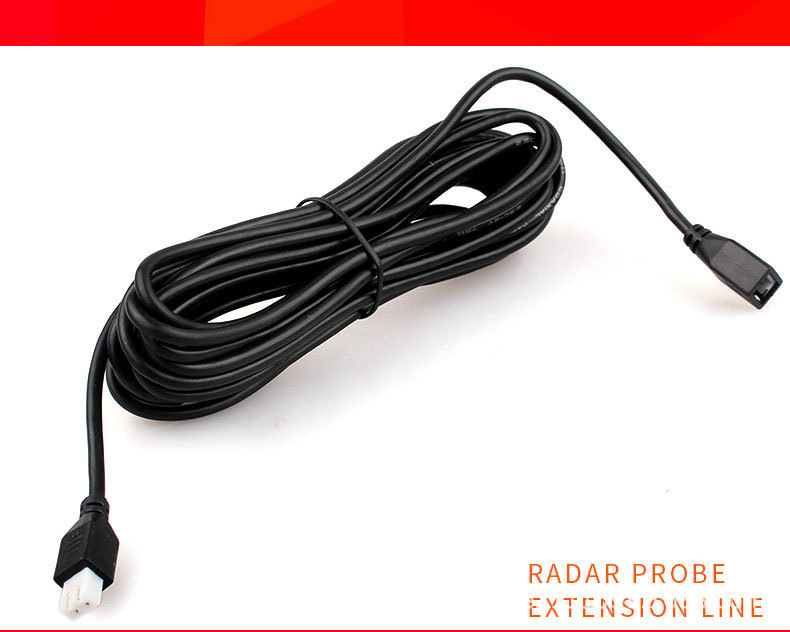 Car Reversing Radar Probe Extension Cable, In-Vehicle Two-Pin 2P Interface Universal Sensor Connection Cable