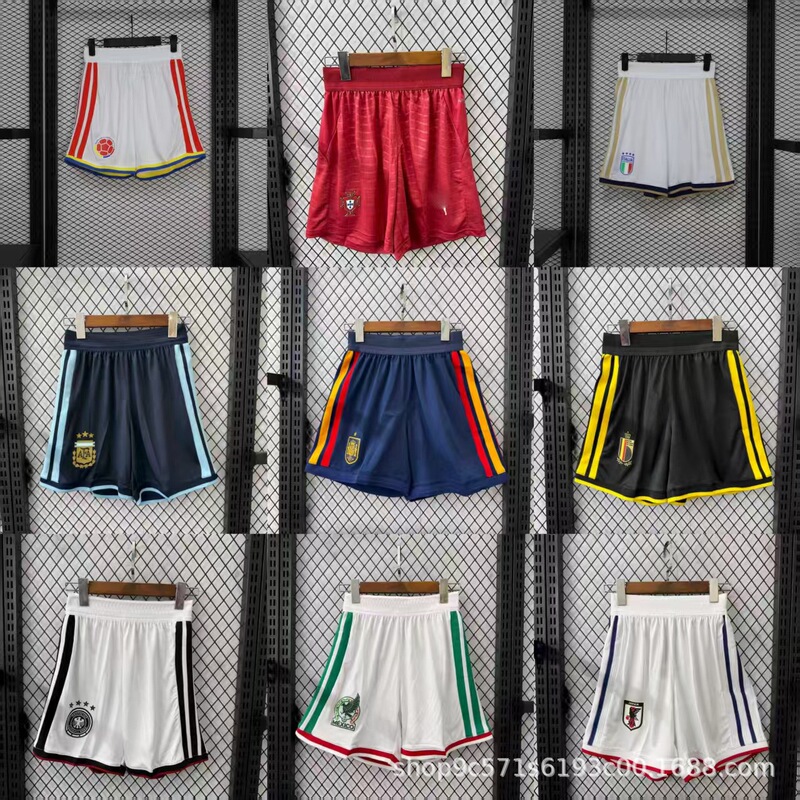World Cup Player Edition Football Shorts Mexico Spain Argentina Belgium Portugal Football Shorts