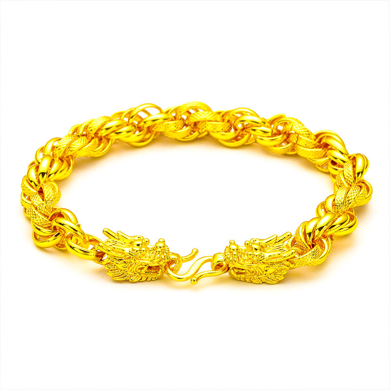 Gioielli unisex Moda rubinetto oro braccialetto twist moda sabbia oro braccialetto twist all'ingrosso_voghion.com