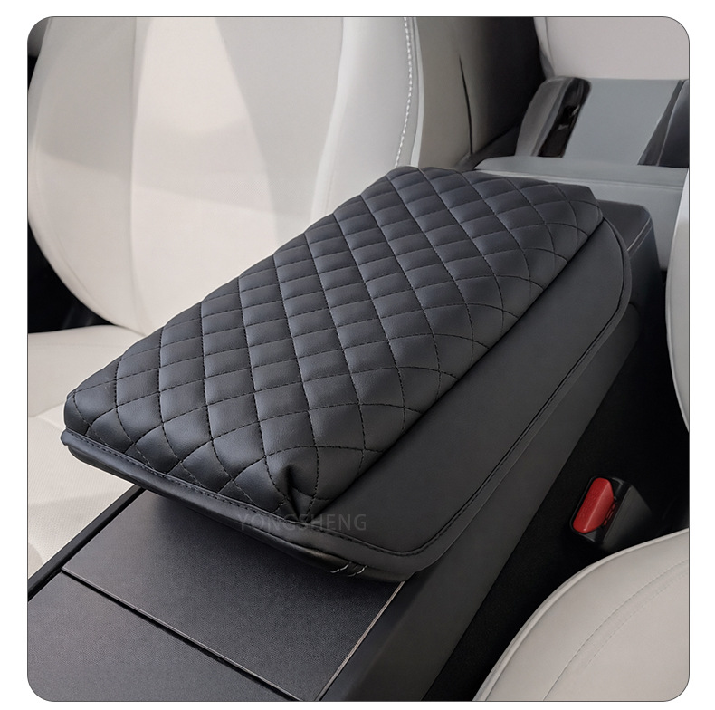 Tesla Updated Version Car Armrest Box Heightening Pad, Special Car-Specific Central Armrest Box Pad, Cross-Border