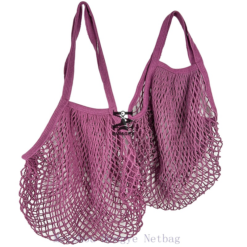 Bolsa de malla de almacenamiento de frutas y verduras de cocina bolsa de artículos diversos bolsa colgante bolsa de compras tejida de gran capacidad bolsa de malla hueca portátil transpirable