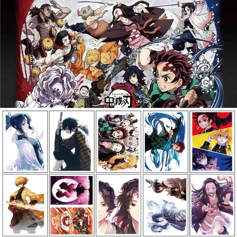 Ghost Extinguishing Blade Cartoon Cartoon Animation Tattoo Sticker Simulation Tattoo Quick Turn Sticker Sweat Realistic Tattoo