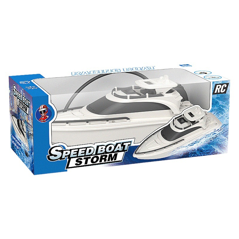 Cross-Border New Products, Cheap Four-Way Remote Control Boats, Electric Racing Yachts, Summer Water Toys for Children, Direct Sales from the Manufacturer