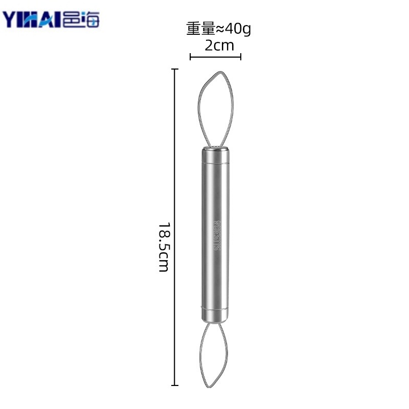 304不锈钢双头葡萄去皮器提子去皮挖肉工具 水果扒皮挖肉刀去皮器|undefined