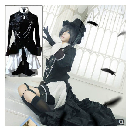 Черный Диакон COS Костюм Шире Косплей Анимационный костюм Шире Мастер 21-го слова Следующее платье мужской COS Анимация