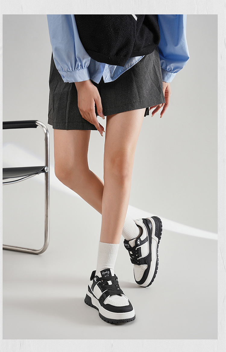 Giày sneaker nam tăng chiều cao đế dày phong cách thể thao đa năng — 619 Trắng Xanh chi tiết 18