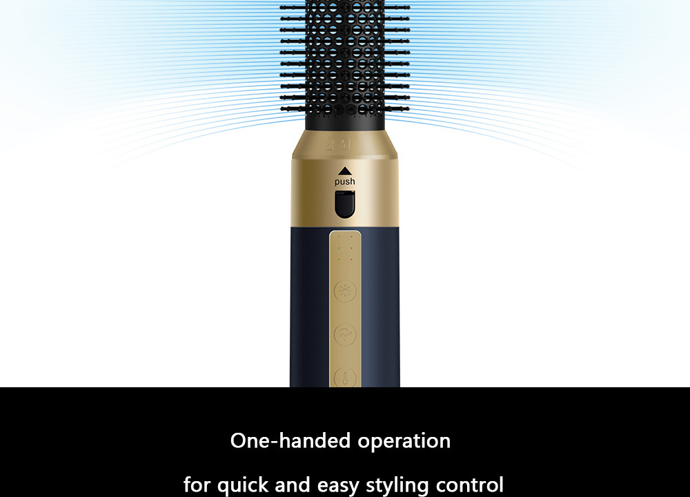 High-speed 5-in-1 Warmluftbürste Zum Locken Und Glätten Der Haare_voghion.com