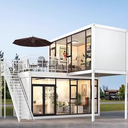 Casa móvil de contenedor de vivienda, casa de tablero móvil, sitio de construcción de oficina desmontable personalizado, casa temporal simple al aire libre