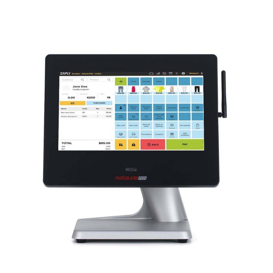 壁挂式11.6英寸操作简单触摸屏POS系统I3/i5处理器POS终端系统