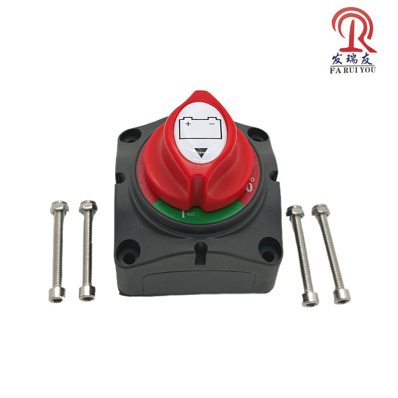 Knob-Type Yacht Power Main Switch Car Battery Disconnection Anti-Leakage Isolation Main Switch Battery Cutting Switch