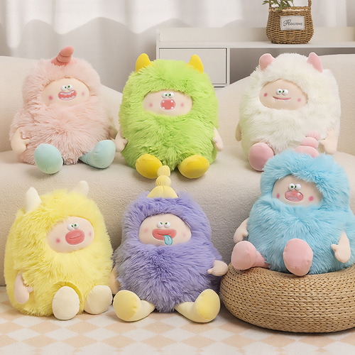 Price Cute Little Monster Pillow Office Nap Cushion Sleeping Doll Big Doll Sleeping Doll Birthday Gift