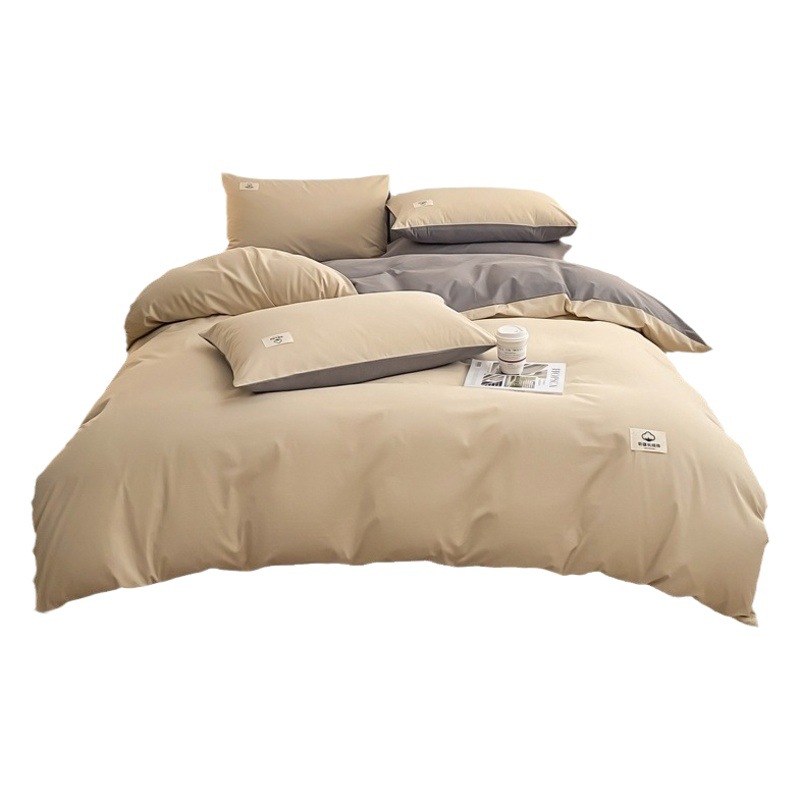 60s新疆長絨毛綿4点セット100綿綿綿綿シーツカバー高級感ベッド笠ベッドタイプベッド用品