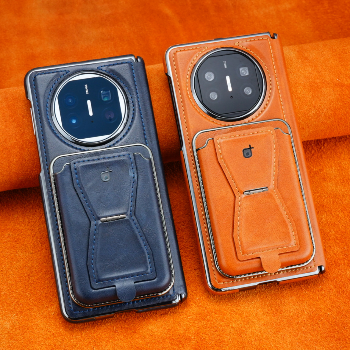 Suitable for Leather Anti-Fall, Suitable for Huawei Matex6 Magnetic Card Holder Mobile Phone Case Matex5/X3 Collector's Edition