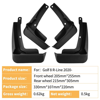 Suitable for Volkswagen Golf Mudguard