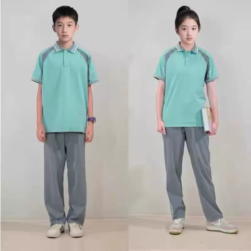 江西赣州市新款中小学生校服教育局统一标准短袖夏秋装运动服套