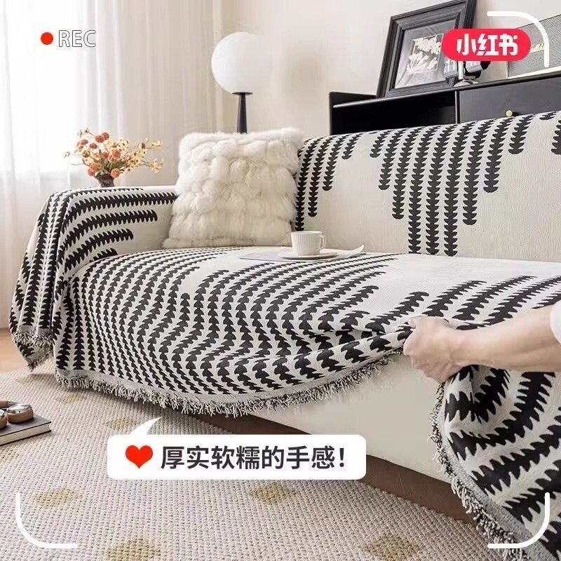 新款沙发套罩防猫抓沙发巾秋冬四季全盖沙发毯垫沙发盖布客厅|undefined