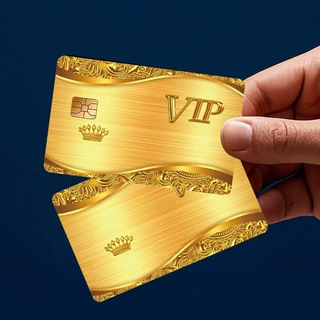 2026亚马逊创意VIP金卡片贴纸银行卡交通卡房间钥匙卡皮肤儿童节