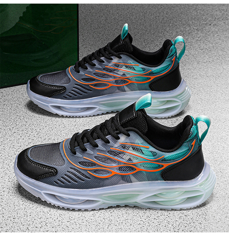Spring and autumn breathable men's shoes thin net surface trend casual shoes_voghion.com