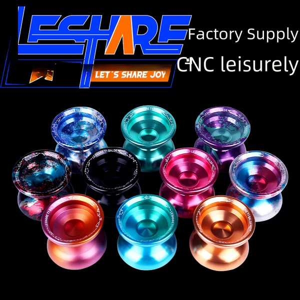 Enjoy yo-yo color high precision alloy yo-yo Amazon metal nostalgic toy CNC competitive YOYO