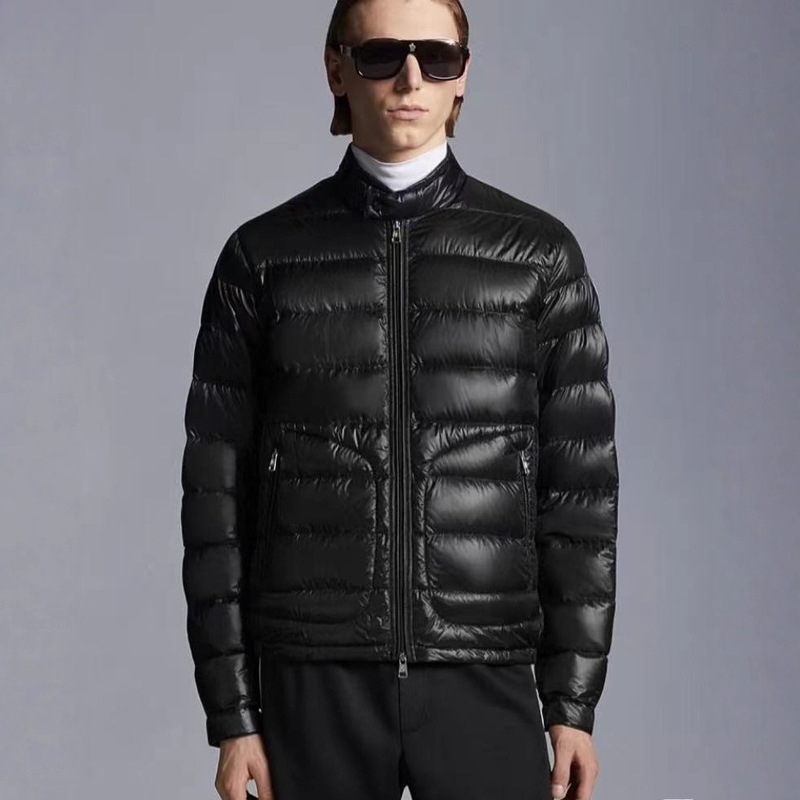 Pure Original Mengjia Autumn and Winter New Acorus Men's Lightweight down Jacket with Large Pockets and Stand Collar Jacket