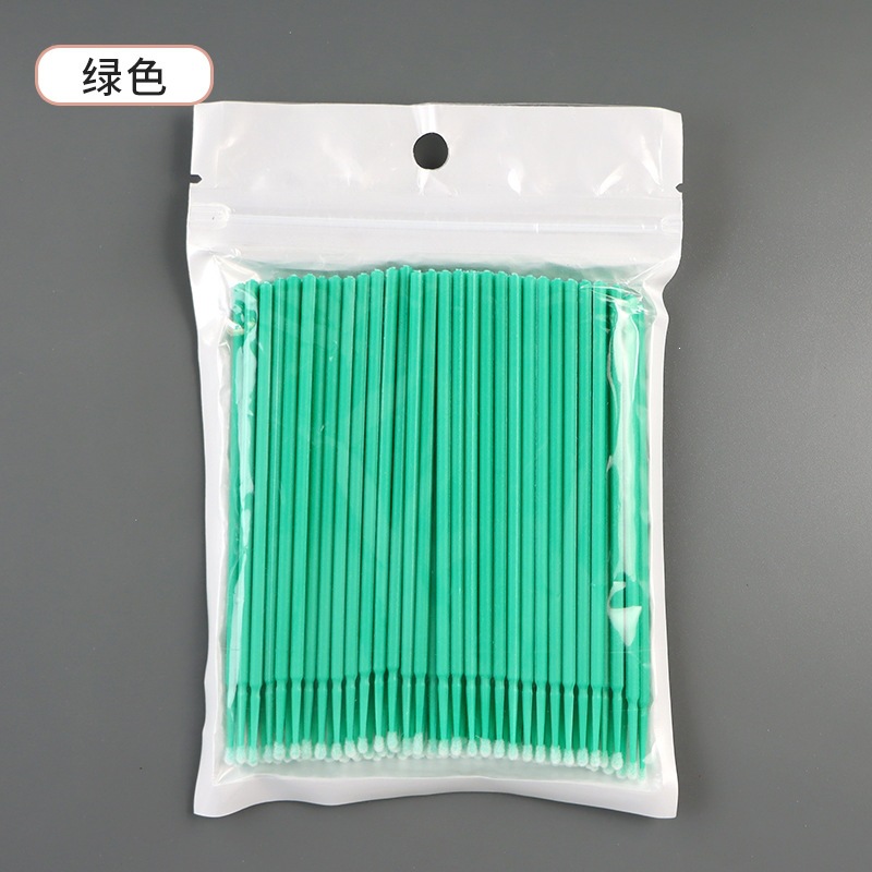 Microhisopos de Algodón Desmaquillantes 100 Piezas Algodón y PP Limpieza para Maquillaje de Ojos