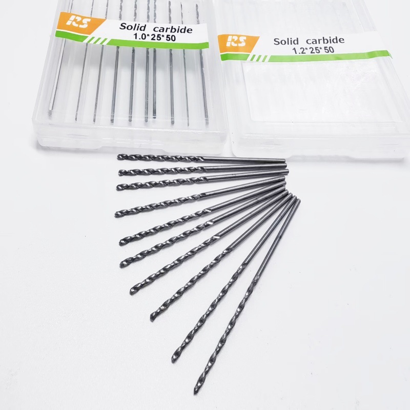 Tungsten Steel Drill Bit Yg6X Solid Carbide Twist Drill 0.5-0.8-1.2-1.55-2-2.6-3-4 Tax Included