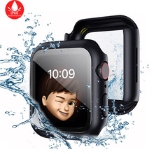 適用iwatch8防水手表殼Apple Watch 7/6/5SE保護套蘋果手表保護殼