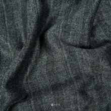灰色格子单面短顺毛羊毛羊绒布料大衣做衣服服装设计师diy面料A