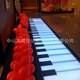 Outdoor Square Park LED Piano Floor Tile Light Piano Key Floor Tile Light Piano Induction Light Piano Light Piano Keys