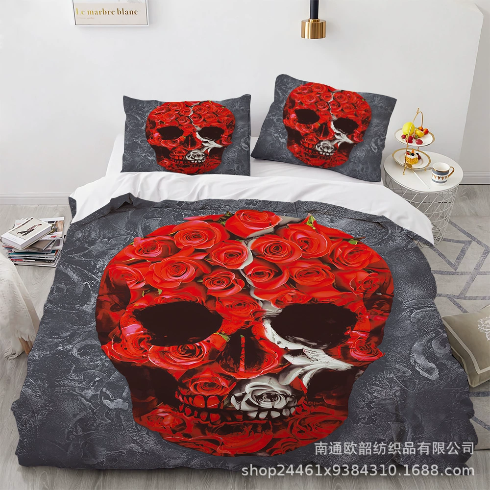 Set, bedspread, duvet cover, wish, Amazon, 3D, 3 piece set