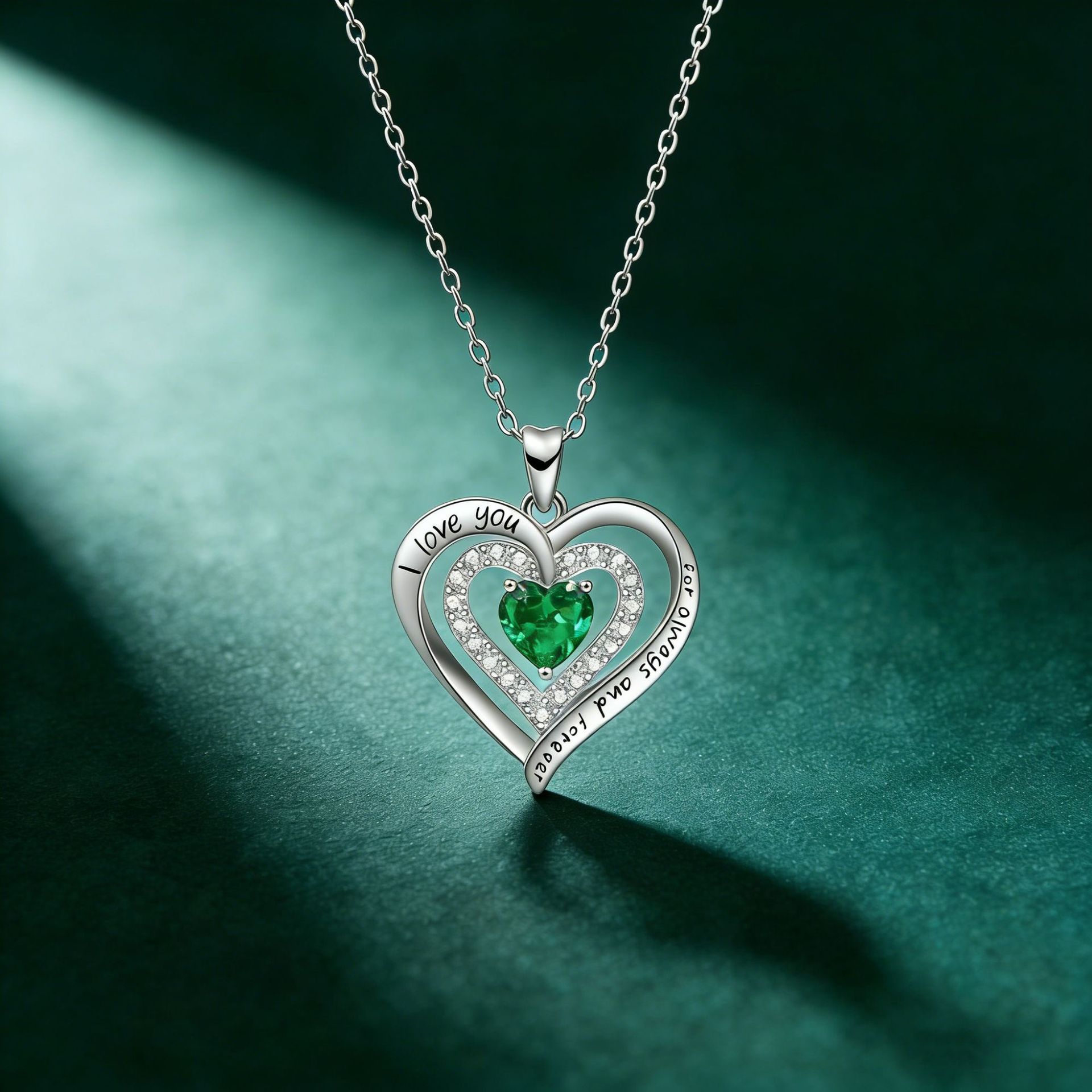 Europa y los Estados Unidos transfronterizos 925 plata esterlina colorida con collar de zircon colgante de colgante de clavícula para mujeres joyerías Amazon