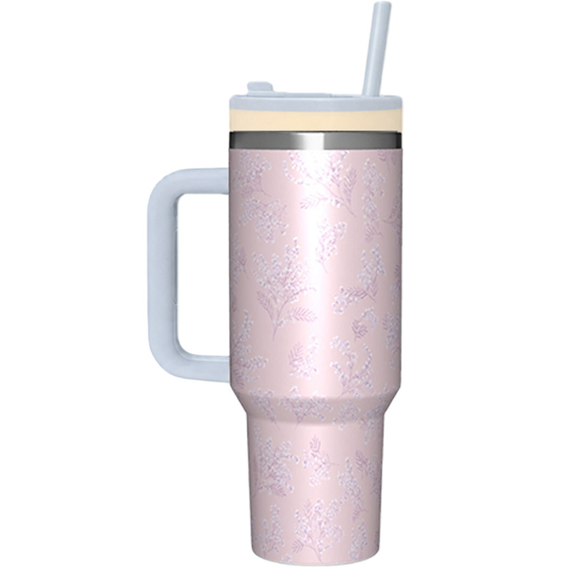 Nuevo mango de 40oz taza de aislamiento de acero inoxidable de gran capacidad taza de automóvil de aislamiento frío taza de agua taza personalizada