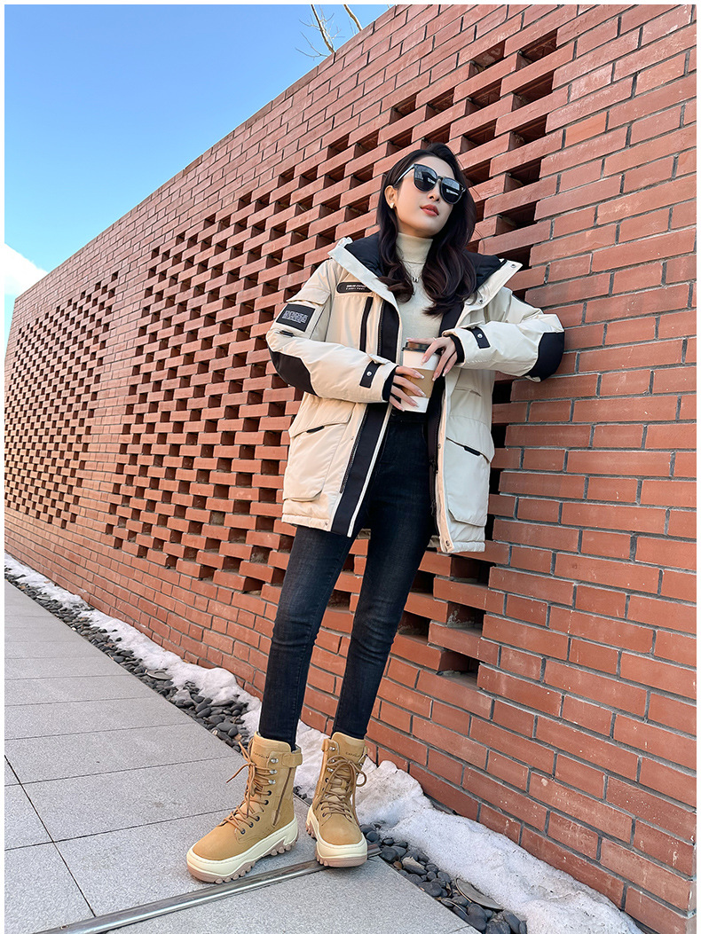 Herrskor Northeast Snökängor Vinter Damstövlar Äkta Läder och Päls Ull Varm Tjock Botten Halkfri Martinstövlar Plus Sammet_voghion.com