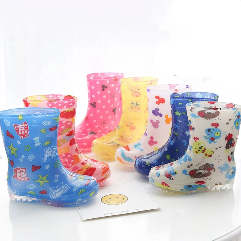 Детские резиновые сапоги для мальчиков и девочек, резиновые сапоги с героями мультфильмов, Детские легкие сапоги для воды, детская резиновая обувь, Студенческая Водная обувь, обувь с теплым чехлом