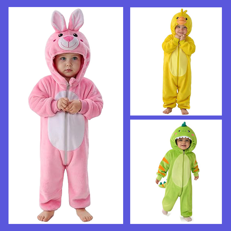 跨境动物睡衣万圣节儿童派对童装角色cos表演服六一汇演走秀