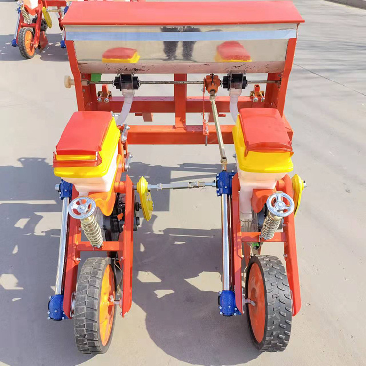 家用玉米大豆施肥播种机拖拉机带悬浮深施肥播种机2-6行播种机