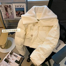 2025年新款羽绒棉服女冬短款韩版小众小个子棉衣加厚宽松棉袄外套