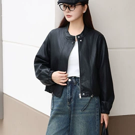 女式皮衣;女式马甲